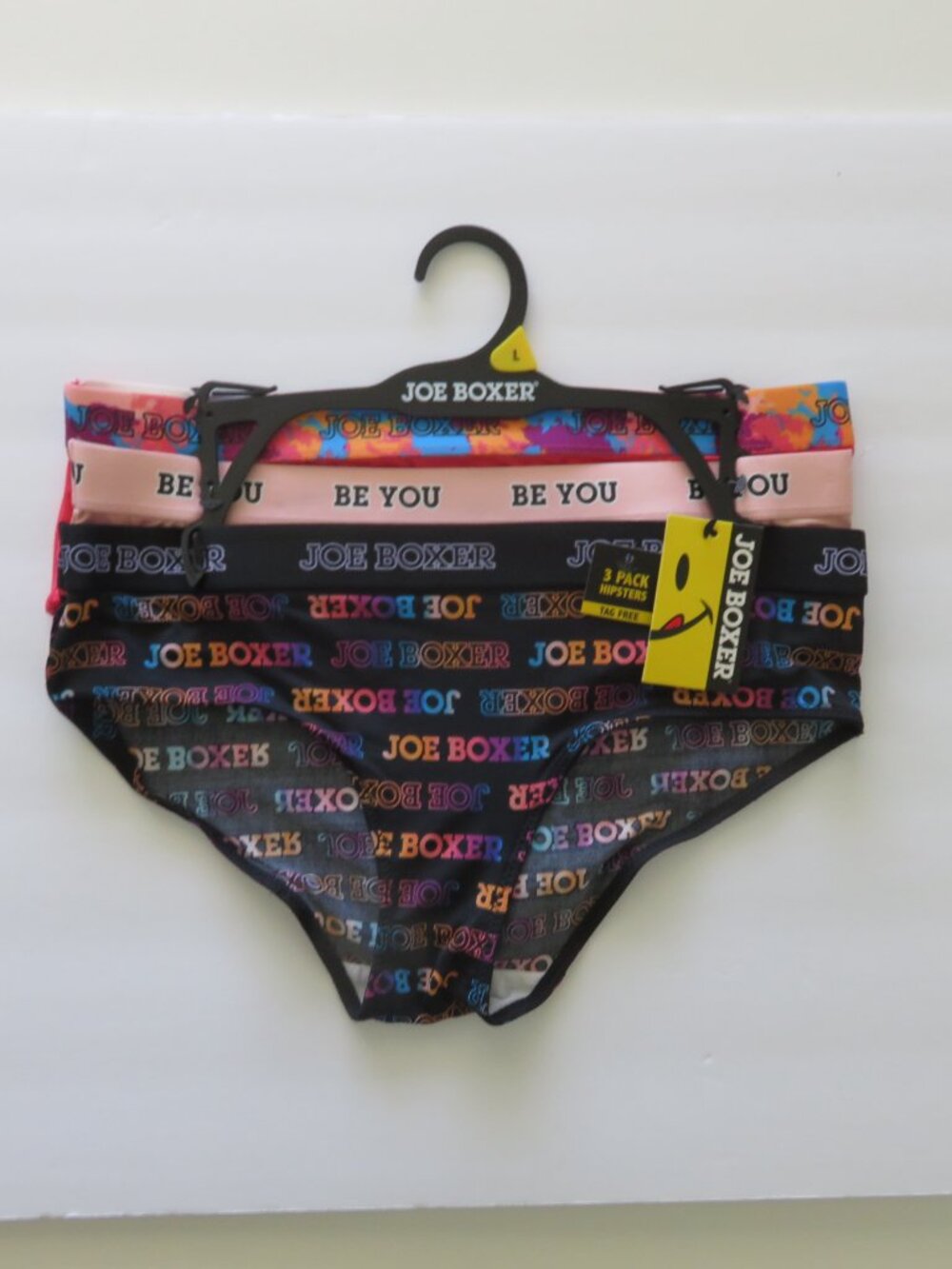 (#143) Joe Boxer 3-pack Hipster Panties Underwear